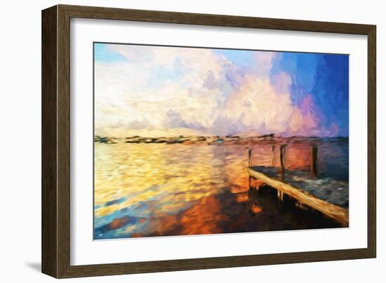 Mysterious Sunset - In the Style of Oil Painting-Philippe Hugonnard-Framed Giclee Print