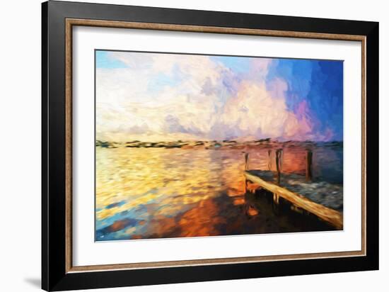 Mysterious Sunset - In the Style of Oil Painting-Philippe Hugonnard-Framed Giclee Print