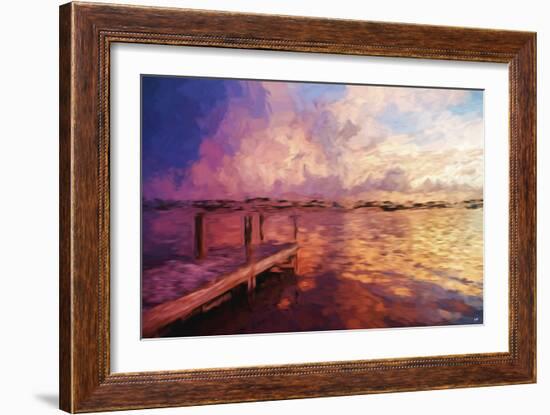 Mysterious Sunset IV - In the Style of Oil Painting-Philippe Hugonnard-Framed Giclee Print