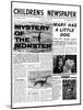 Mystery of the Monster, Front Page of 'The Children's Newspaper', March 1963-English School-Mounted Giclee Print