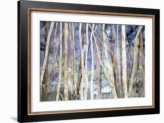 Mystery of Trees II-Sharon Pitts-Framed Giclee Print