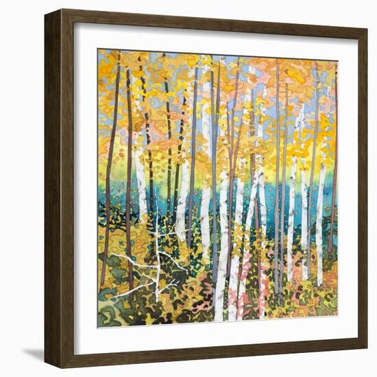 Mystery of Trees V-Sharon Pitts-Framed Giclee Print