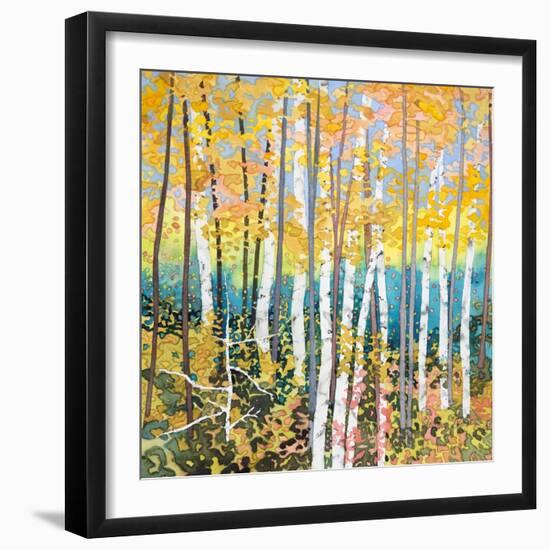 Mystery of Trees V-Sharon Pitts-Framed Giclee Print