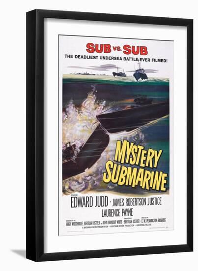 Mystery Submarine 1963-null-Framed Premium Giclee Print