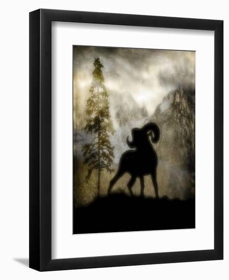 Mystic Big Horn-LightBoxJournal-Framed Giclee Print