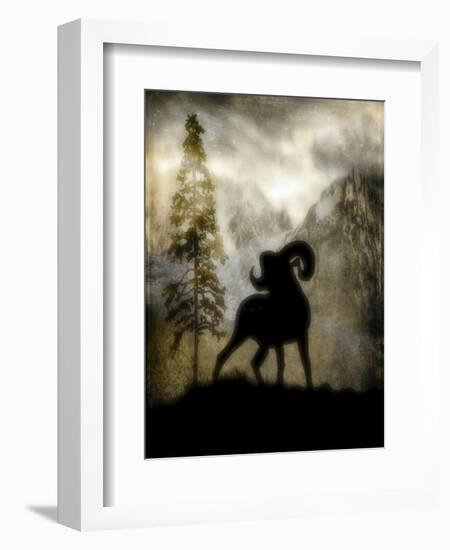 Mystic Big Horn-LightBoxJournal-Framed Giclee Print