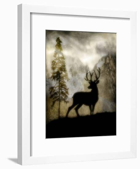 Mystic Deer-LightBoxJournal-Framed Giclee Print