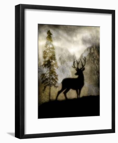 Mystic Deer-LightBoxJournal-Framed Giclee Print