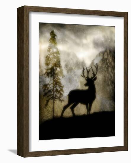 Mystic Deer-LightBoxJournal-Framed Giclee Print