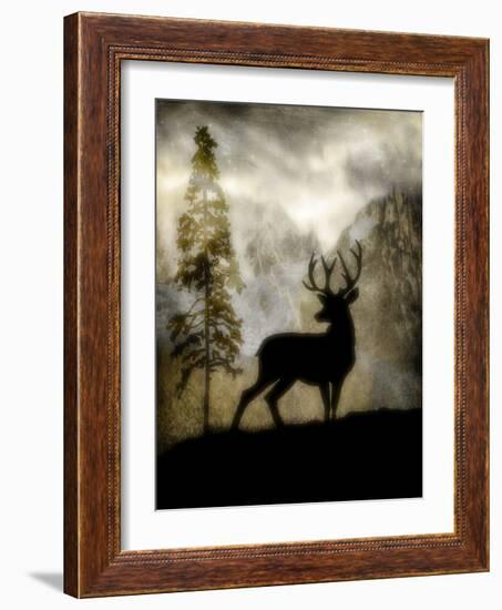 Mystic Deer-LightBoxJournal-Framed Giclee Print