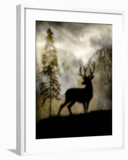 Mystic Deer-LightBoxJournal-Framed Giclee Print