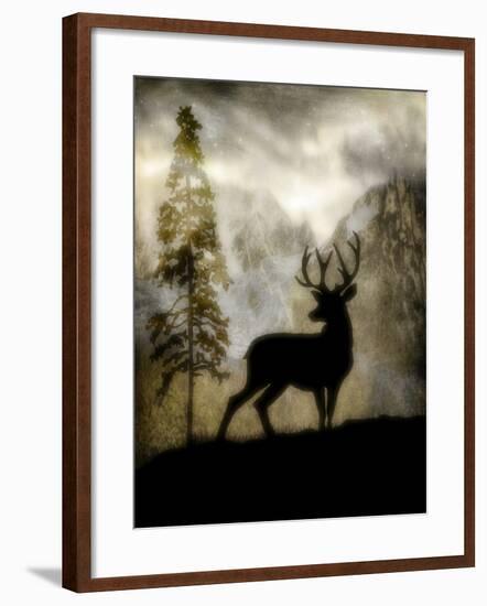 Mystic Deer-LightBoxJournal-Framed Giclee Print