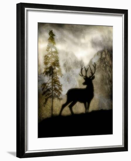 Mystic Deer-LightBoxJournal-Framed Giclee Print