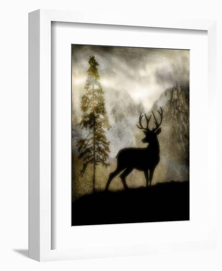 Mystic Deer-LightBoxJournal-Framed Giclee Print