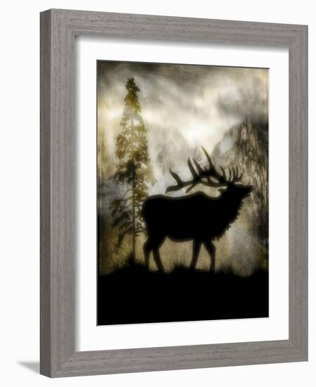 Mystic Elk-LightBoxJournal-Framed Giclee Print