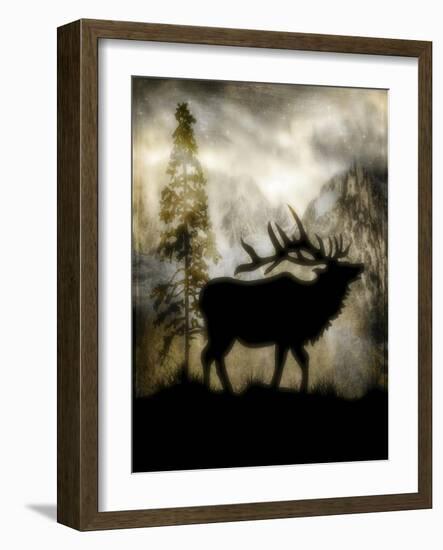 Mystic Elk-LightBoxJournal-Framed Giclee Print