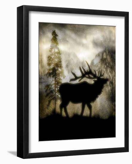 Mystic Elk-LightBoxJournal-Framed Giclee Print