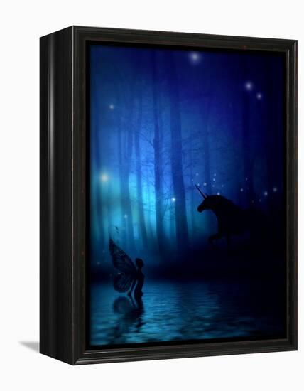 Mystic Forest-Julie Fain-Framed Stretched Canvas