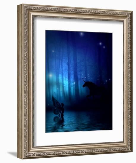 Mystic Forest-Julie Fain-Framed Premium Giclee Print