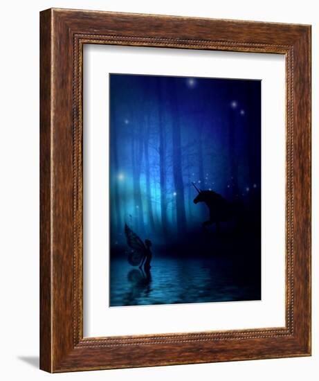 Mystic Forest-Julie Fain-Framed Premium Giclee Print