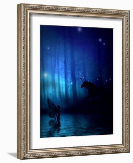 Mystic Forest-Julie Fain-Framed Art Print