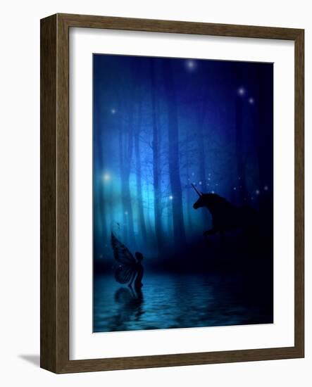 Mystic Forest-Julie Fain-Framed Art Print