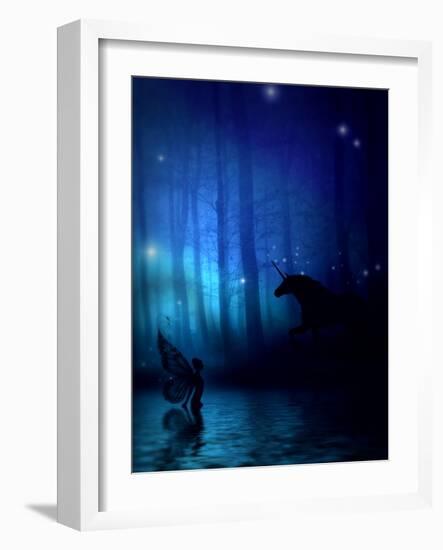 Mystic Forest-Julie Fain-Framed Art Print