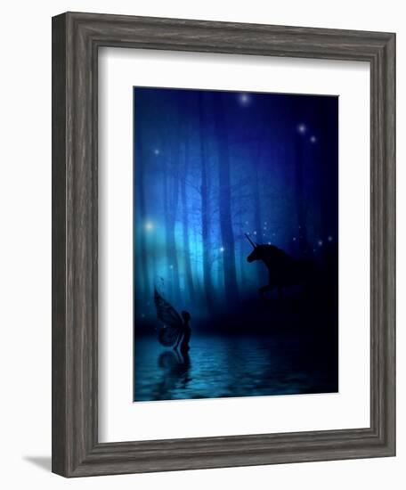 Mystic Forest-Julie Fain-Framed Art Print