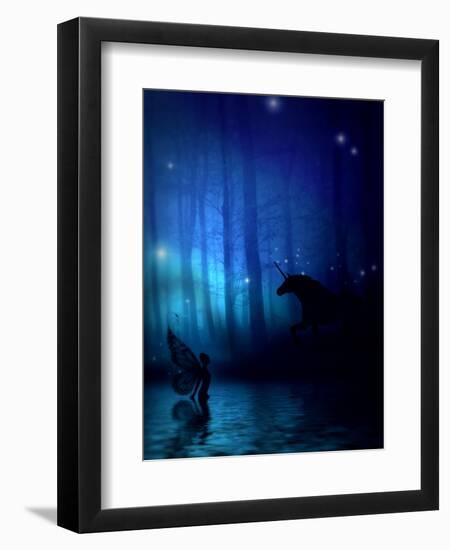 Mystic Forest-Julie Fain-Framed Art Print