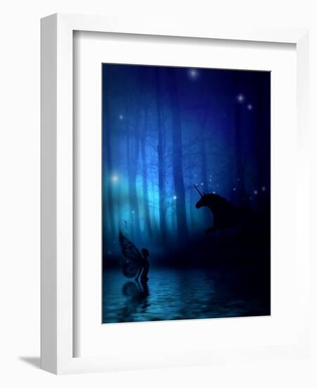 Mystic Forest-Julie Fain-Framed Art Print