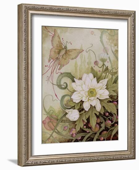 Mystic Garden Study-Linda Ravenscroft-Framed Giclee Print