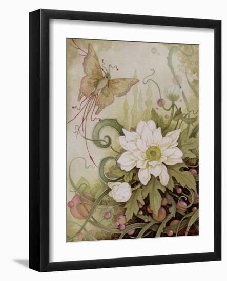 Mystic Garden Study-Linda Ravenscroft-Framed Giclee Print