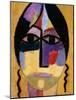 Mystic Head: Ravenwings Iv; Mysticher Kopf: Rabenflugel IV, 1918-Alexej Von Jawlensky-Mounted Giclee Print