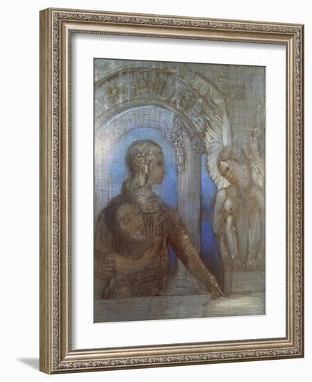 Mystic Knight-Odilon Redon-Framed Giclee Print