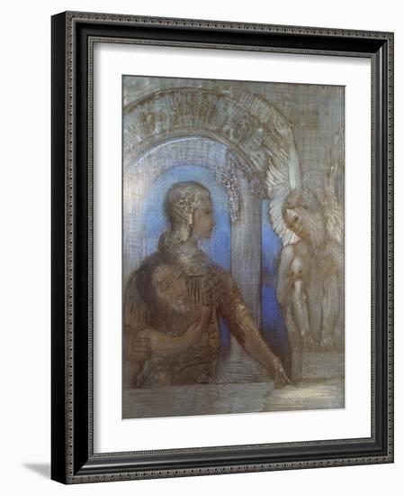 Mystic Knight-Odilon Redon-Framed Giclee Print