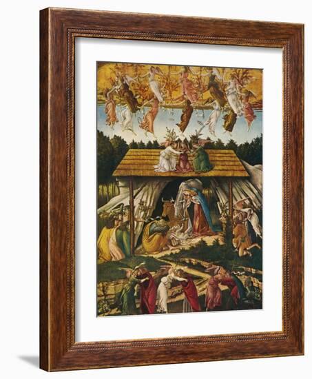 'Mystic Nativity', 1500, (1909)-Sandro Botticelli-Framed Giclee Print