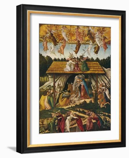 'Mystic Nativity', 1500, (1909)-Sandro Botticelli-Framed Giclee Print