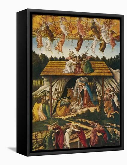 'Mystic Nativity', 1500, (1909)-Sandro Botticelli-Framed Premier Image Canvas