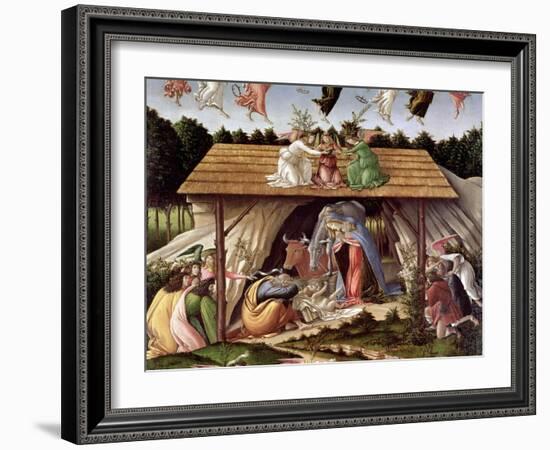 Mystic Nativity, 1500-Sandro Botticelli-Framed Giclee Print