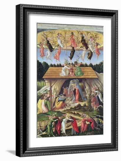 Mystic Nativity-Sandro Botticelli-Framed Giclee Print