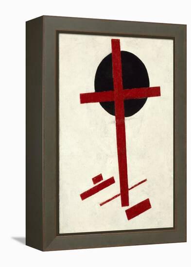 Mystic Suprematism (Black Cross on Red Oval) Par Malevich, Kasimir Severinovich (1878-1935), 1920-1-Kazimir Severinovich Malevich-Framed Premier Image Canvas