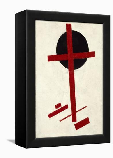 Mystic Suprematism (Black Cross on Red Oval) Par Malevich, Kasimir Severinovich (1878-1935), 1920-1-Kazimir Severinovich Malevich-Framed Premier Image Canvas