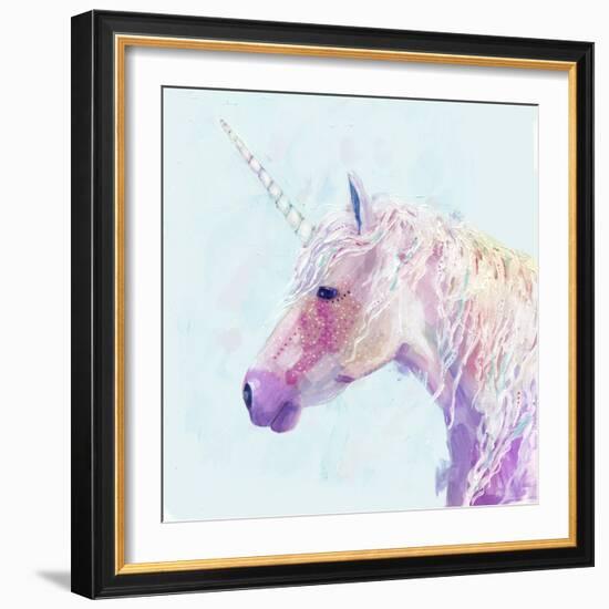 Mystic Unicorn II-null-Framed Art Print