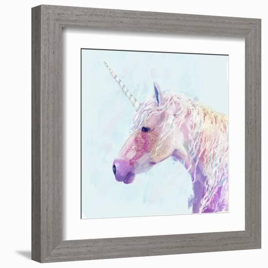 Mystic Unicorn II-null-Framed Art Print