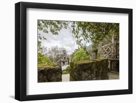 Mystical Constructions of Romanesque Gothic and Renaissance Style Inside Park Quinta Da Regaleira-Roberto Moiola-Framed Photographic Print