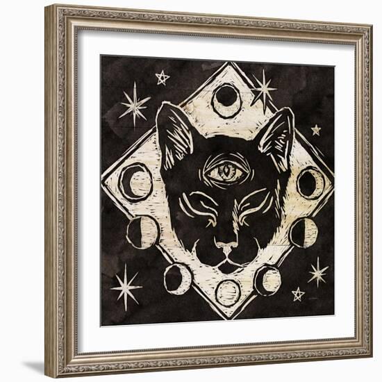 Mystical Halloween Wood IV-Mary Urban-Framed Art Print