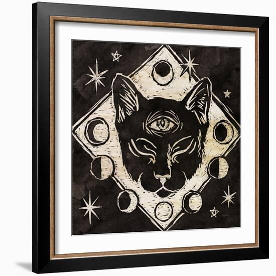 Mystical Halloween Wood IV-Mary Urban-Framed Art Print