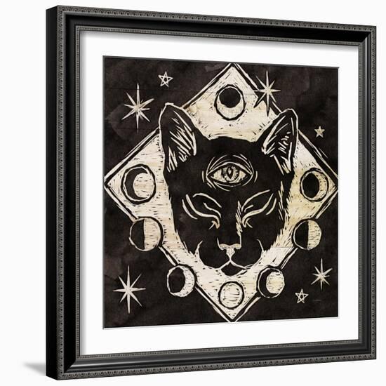 Mystical Halloween Wood IV-Mary Urban-Framed Art Print