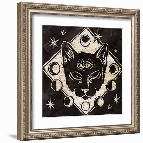 Mystical Halloween Wood IV-Mary Urban-Framed Art Print