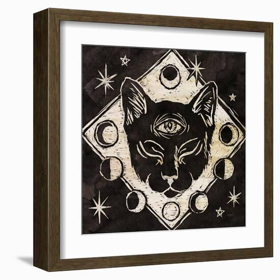 Mystical Halloween Wood IV-Mary Urban-Framed Art Print